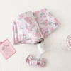 Cute Rose Rabbit Sun Umbrella – Automatic Folding UV Protection Mini Umbrella