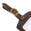 Leather Luggage Tags – Business Suitcase & Travel Bag Name Card Tags