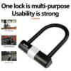 SENDE U-Lock – Waterproof Portable Anti-Theft Bicycle & E-Bike Padlock for Scooter, Motorcycle, and Adult Bikes