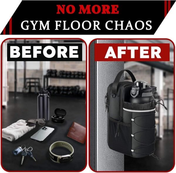 H4684e799f1c74ee9ade6e85196bdfc0ah.jpg Multifunctional Magnetic Gym Bag with Water Bottle Holder & Phone Pocket – Convenient Shoulder Sports Bag