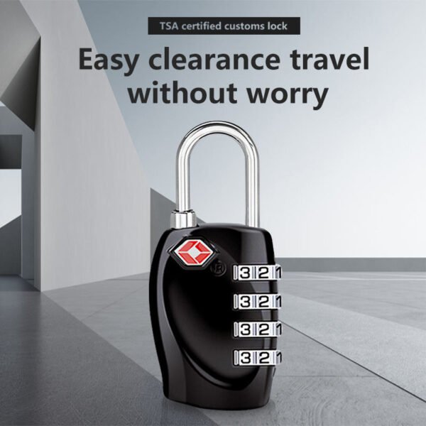 TSA-Approved Luggage Lock – 3-Digit Combination Security Padlock for Suitcases