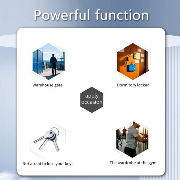 TSA-Approved Luggage Lock – 3-Digit Combination Security Padlock for Suitcases