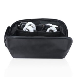 Waterproof Double-Layer Cable Storage Bag – Travel Electronic Accessories Organizer Pouch