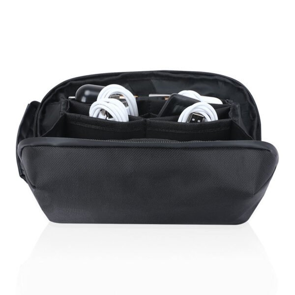 Waterproof Double-Layer Cable Storage Bag – Travel Electronic Accessories Organizer Pouch