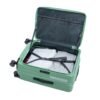 Large-Capacity Makeup Mirror Suitcase – Aluminium Frame Travel Luggage with Lock & Fixed Casters