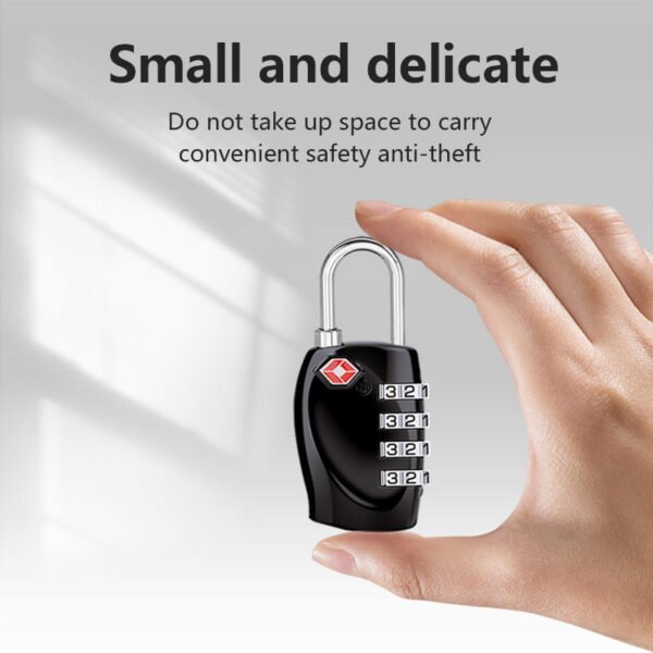 TSA-Approved Luggage Lock – 3-Digit Combination Security Padlock for Suitcases