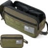 Waterproof EDC Molle Pouch – Tactical Toiletry, Cosmetic & Shaving Kit Bag