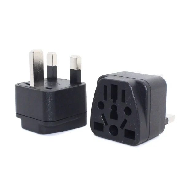 UK Travel Adapter (Type G) – Universal Plug for EU, US, AU, IT, CH, IN to SG/MY