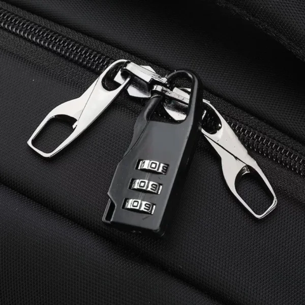 Anti-Theft 3-Digit Password Padlock – Secure Lock for Backpack, Bag & Luggage, Travel Safety 001