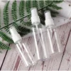 Clear Transparent Fine Mist Spray Bottle – Portable Travel Sanitizer Bottle