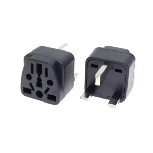 UK Travel Adapter (Type G) – Universal Plug for EU, US, AU, IT, CH, IN to SG/MY