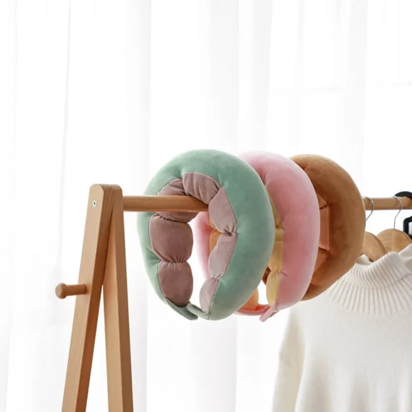 Shaped Travel Neck Pillow – Super Soft Car & Travel Nap Cushion