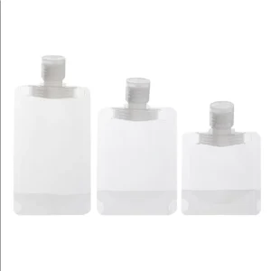 Portable Travel Lotion Dispenser Bag – Transparent Cosmetic & Shampoo Bottle (30/50/100ml)