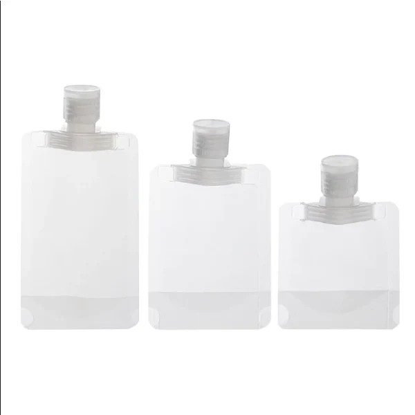 Portable Travel Lotion Dispenser Bag – Transparent Cosmetic & Shampoo Bottle (30/50/100ml)