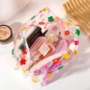 my-11134207-7rasg-md4gf1zvinr9ee.webp PVC Cosmetic Bag Transparent Makeup Pouch Waterproof Travel Organizer Flower