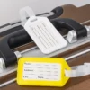 Advanced PP Plastic Luggage Tag – Airplane Suitcase Baggage Tag, Travel Accessory Name Tag