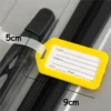Advanced PP Plastic Luggage Tag – Airplane Suitcase Baggage Tag, Travel Accessory Name Tag