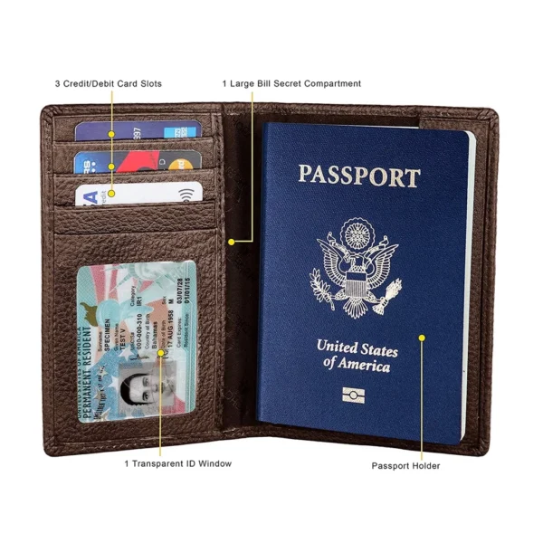 sg-11134201-22100-te51d5r07eiva8.webp Leather Unisex RFID Blocking Passport Holder – Travel Wallet Organizer