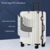 Sturdy & Durable Aluminum Frame Luggage – Large Capacity Trolley Bag