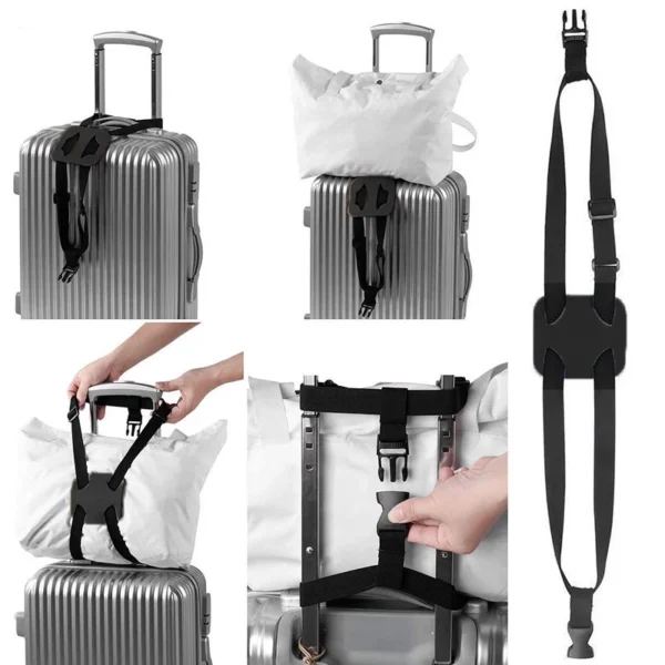 Luggage Straps & Bag Bungees – Adjustable Elastic Strap Belt for Suitcases, Bags & Easy Travel
