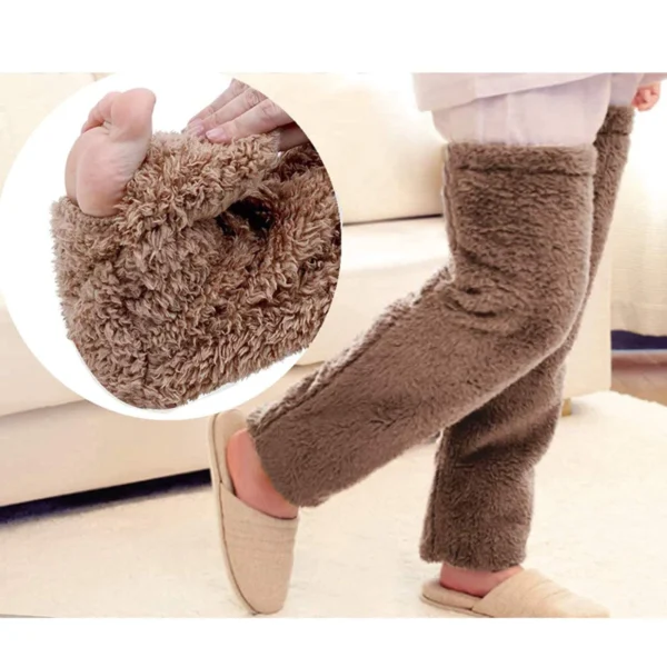 Winter Thickened Warm Floor Socks – Women’s Knee-High Long Plush Sleeping Stockings