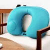Automatic Inflatable Neck Pillow – U-Shaped Breathable Head Rest Cushion
