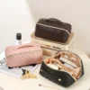 Large Travel Pouch Wash Bag – Portable Toiletries & Cosmetic Organizer