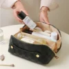 Large Travel Pouch Wash Bag – Portable Toiletries & Cosmetic Organizer