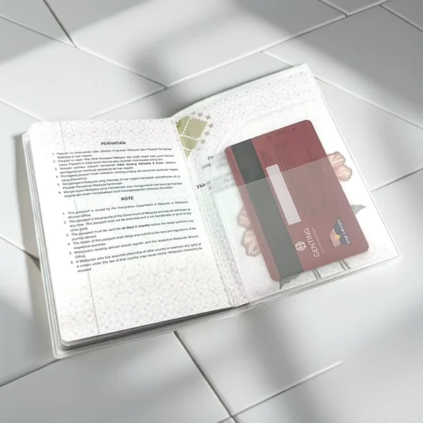 Waterproof Transparent Passport Cover – Travel Protection with ID Card Pocket