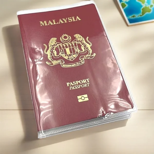 Waterproof Transparent Passport Cover – Travel Protection with ID Card Pocket